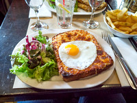 The ubiquitous Croque Madame, Paris