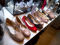 Ballet slippers for sale inside the Garner Operahouse, Paris